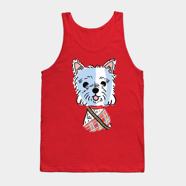 Braveheart Westie Tank Top by Fluffymafi